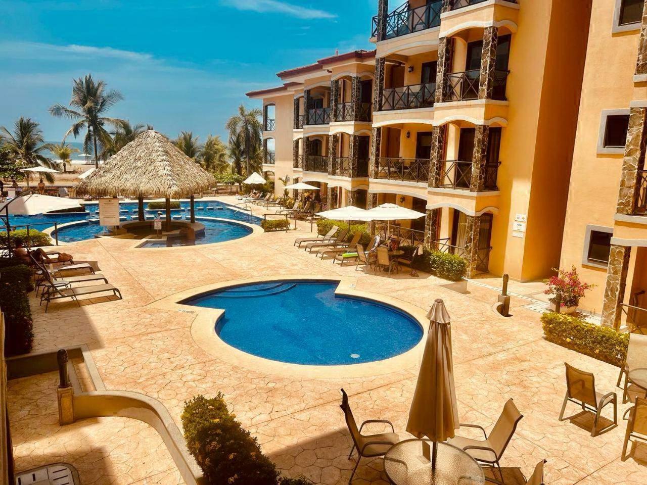 Apartamento De Lujo Las 3 Gotas Jaco, Frente Al Mar Con Vista A La Playa Zewnętrze zdjęcie