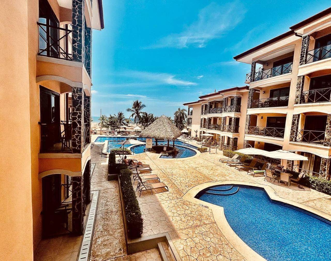 Apartamento De Lujo Las 3 Gotas Jaco, Frente Al Mar Con Vista A La Playa Zewnętrze zdjęcie