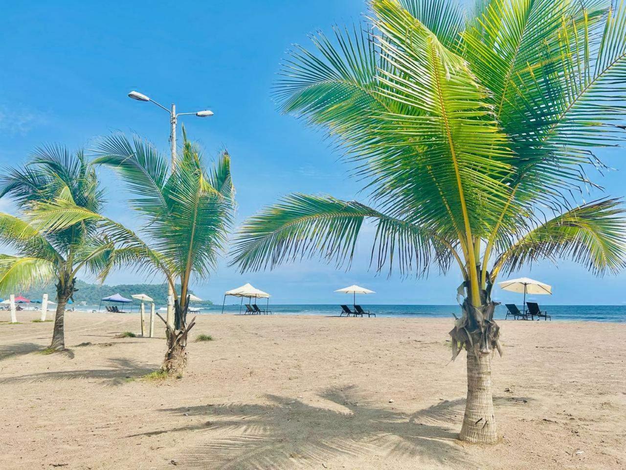 Apartamento De Lujo Las 3 Gotas Jaco, Frente Al Mar Con Vista A La Playa Zewnętrze zdjęcie