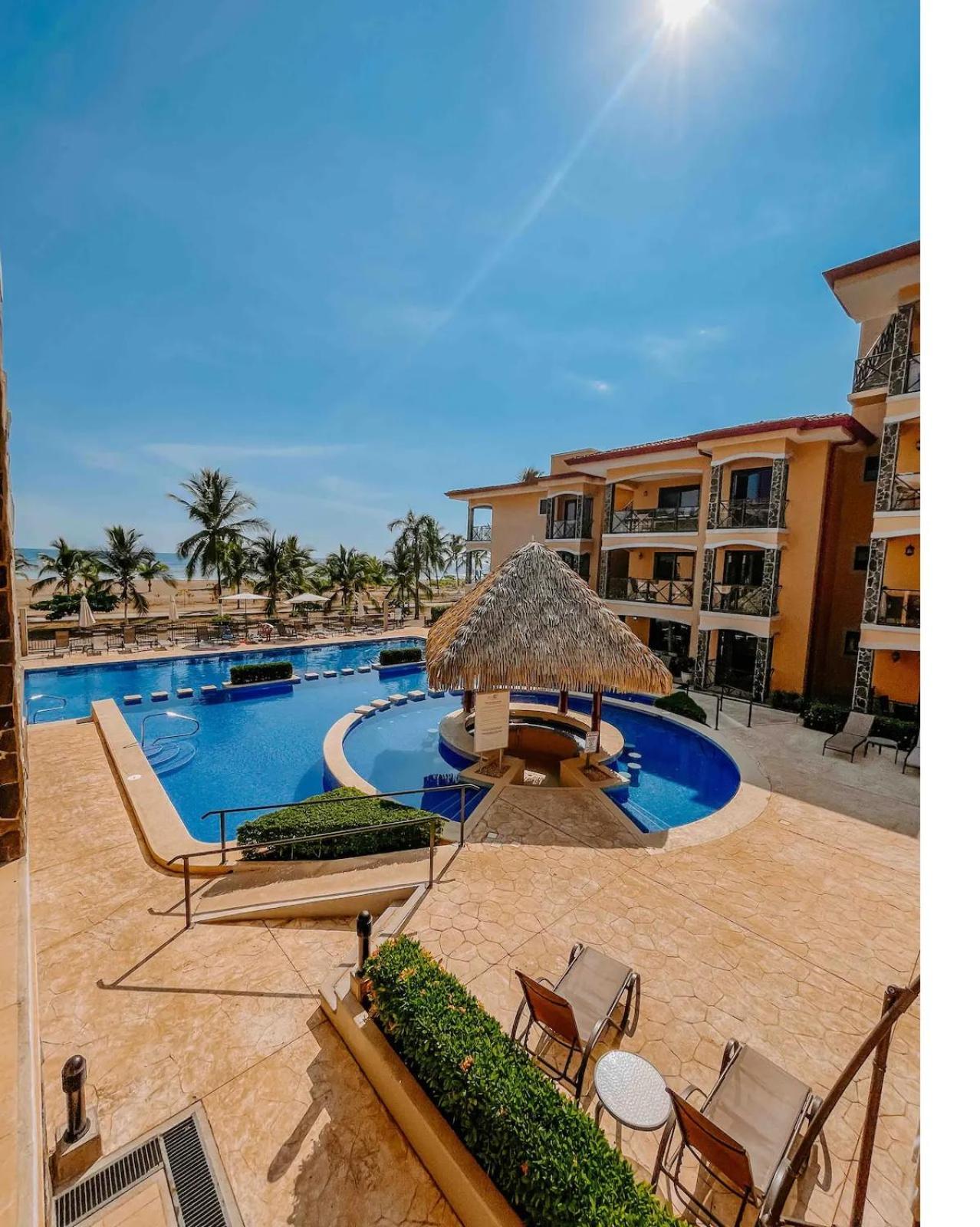 Apartamento De Lujo Las 3 Gotas Jaco, Frente Al Mar Con Vista A La Playa Zewnętrze zdjęcie