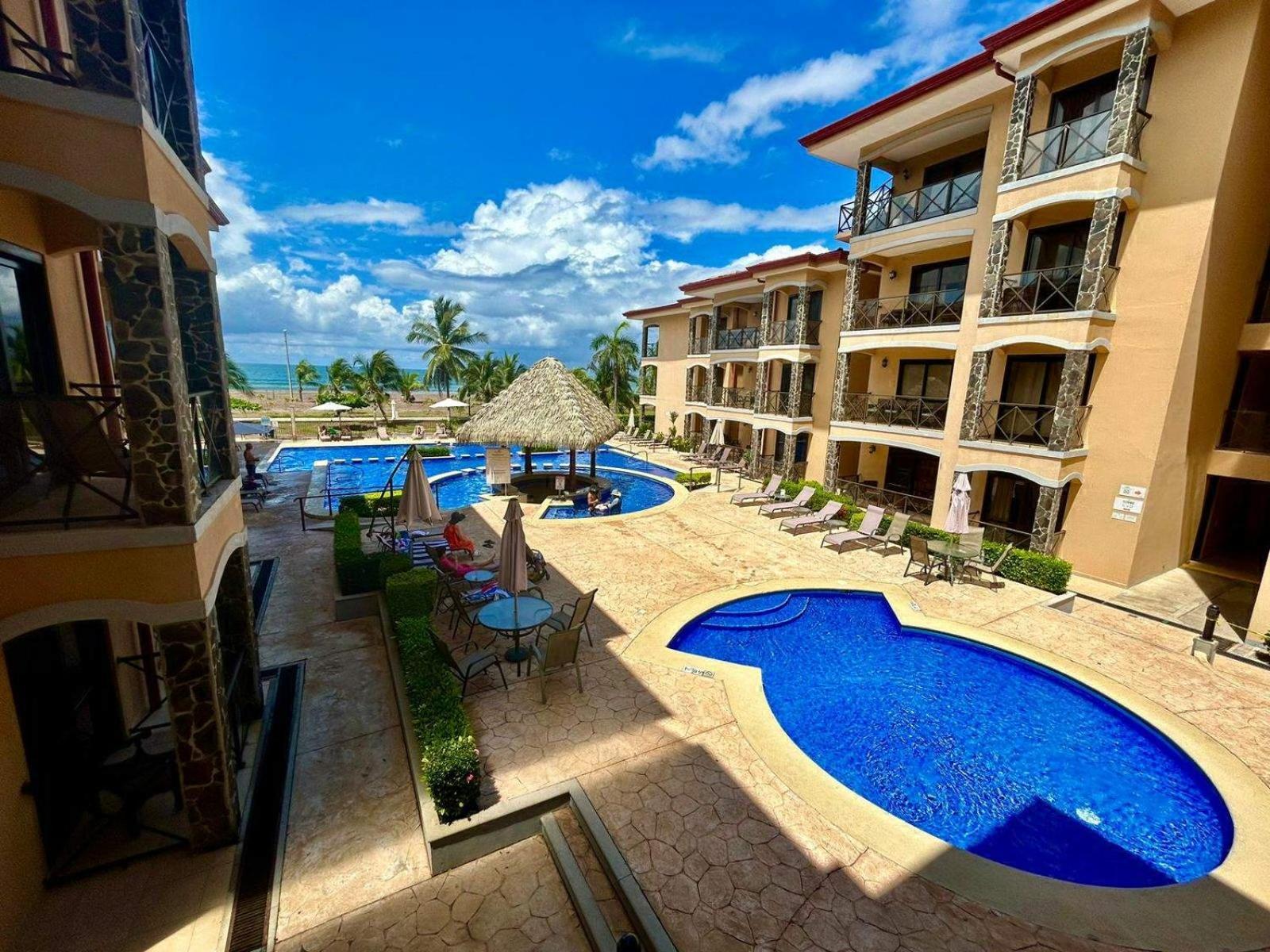 Apartamento De Lujo Las 3 Gotas Jaco, Frente Al Mar Con Vista A La Playa Zewnętrze zdjęcie